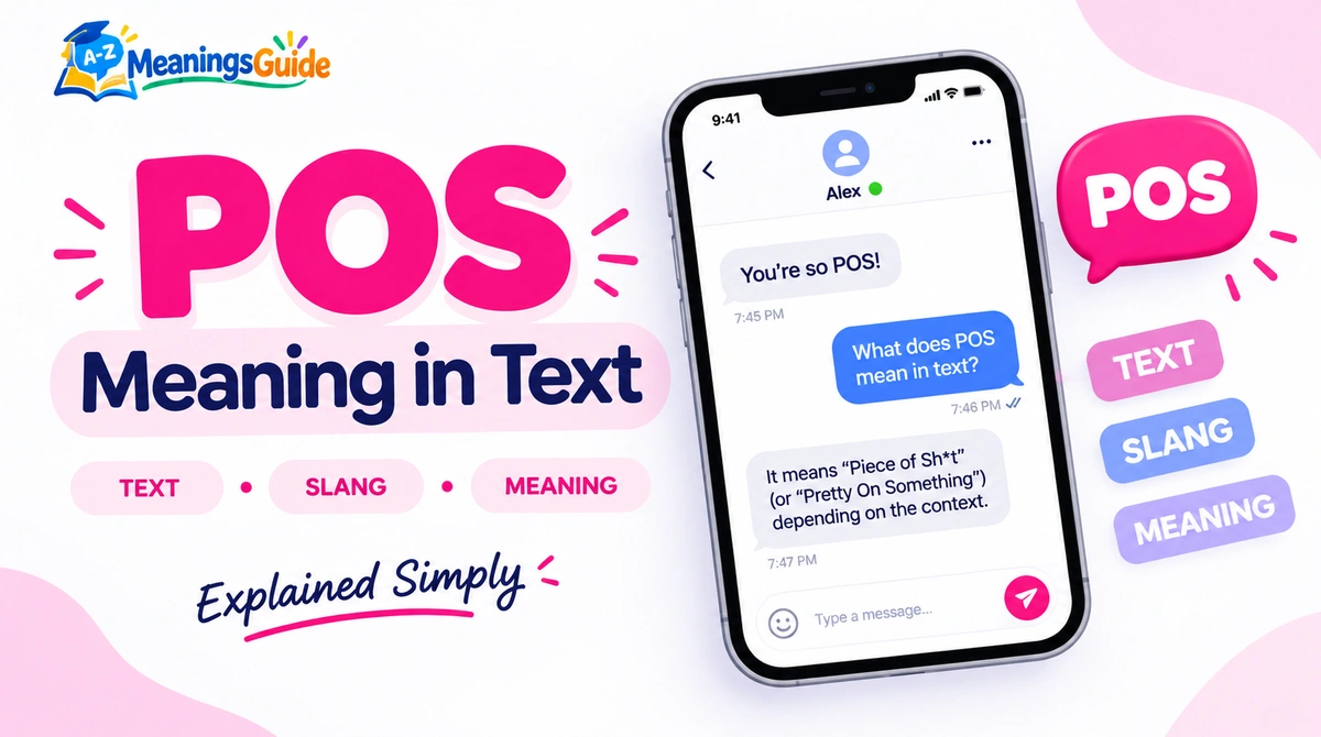 POS Meaning in Text